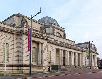 National Museums Wales, Cardiff Photograph of the exterior of the National Museums Wales in Cardiff