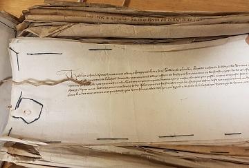 Photograph showing a Recorda file from the National Archives Photograph showing a Recorda file from the National Archives